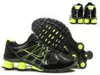 nike shox promos agent rivaly noir vert hommes chaussures